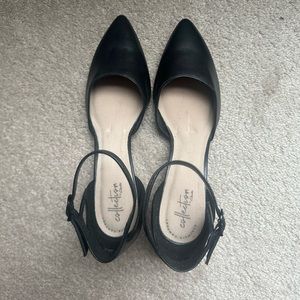 Women’s black Clark’s Heels/Pumps with Ankle Strap size 9.5 - NWOT